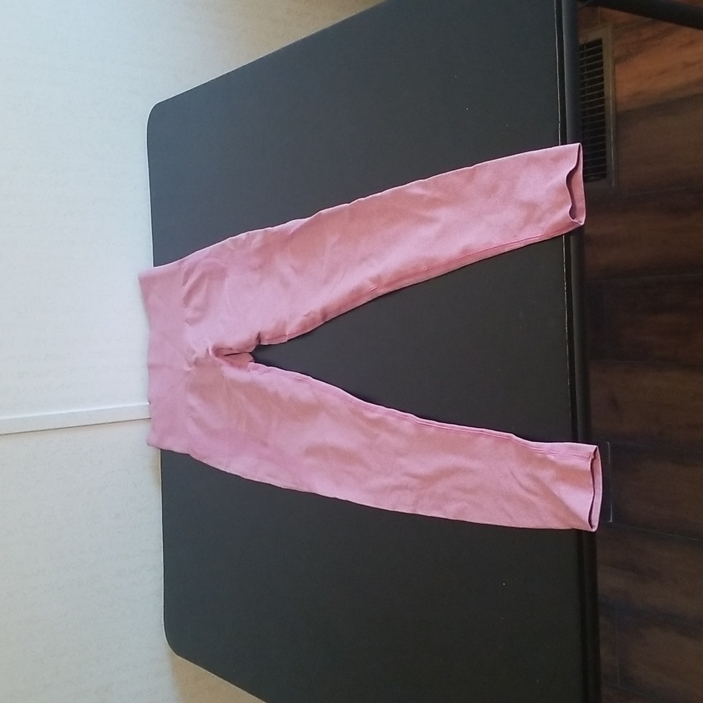 Pink workout leggings